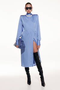 INDIGO MIDI DRESS