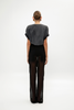 BLACK SHEER PANTS