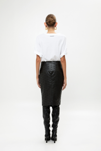 VK FAUX LEATHER SKIRT