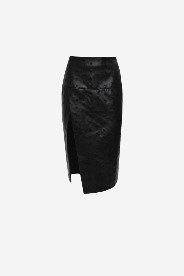 VK FAUX LEATHER SKIRT