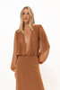 CARAMEL SHEER TOP