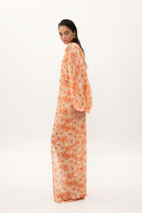SUNSET BLOSSOM MAXI DRESS
