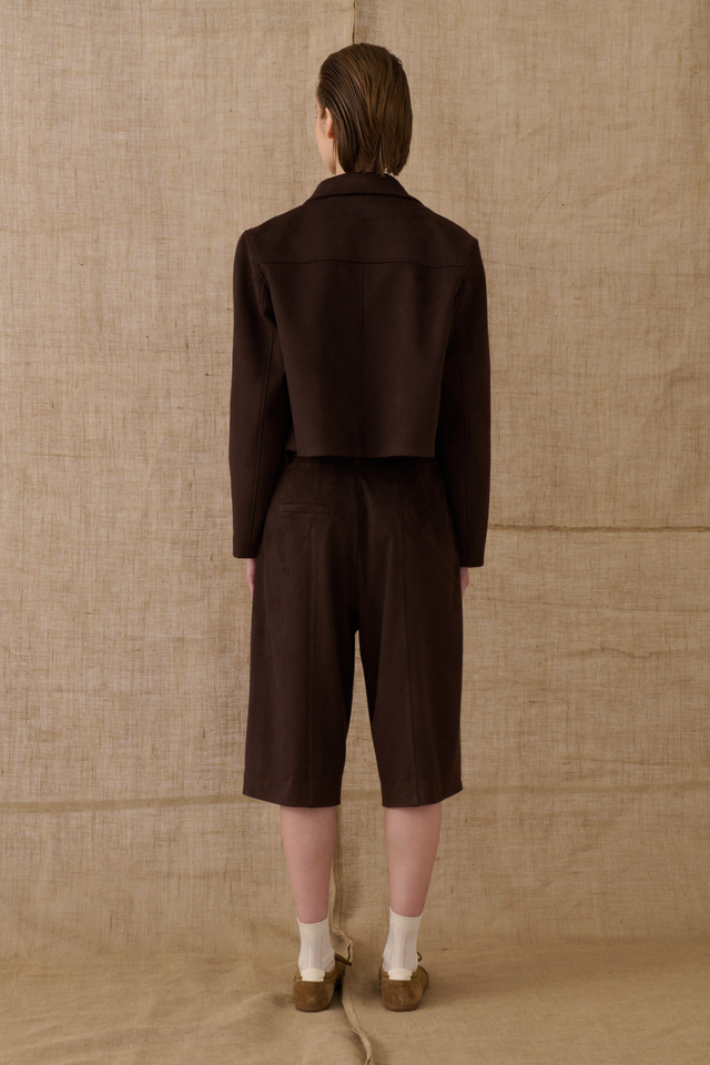 BROWN SUEDE JACKET