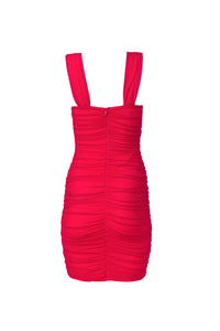 ELOISE MINI DRESS MAGENTA