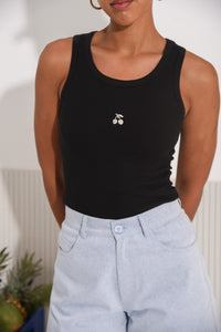 SALTFISH TANK TOP BLACK
