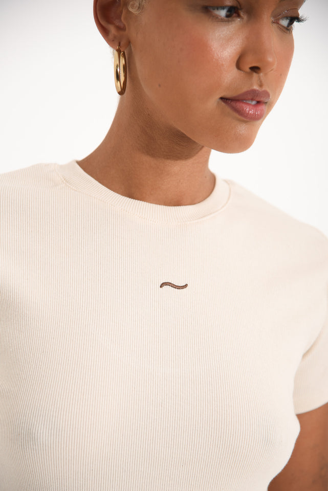 SALTFISH TEE BEIGE