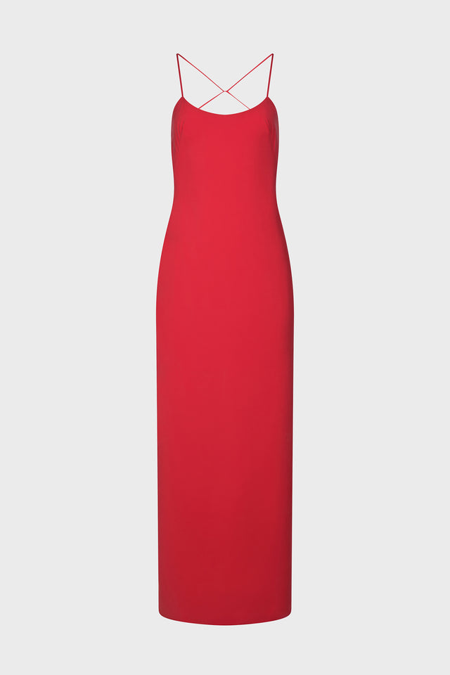 LAVA LONG DRESS RED