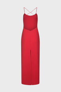 LAVA LONG DRESS RED