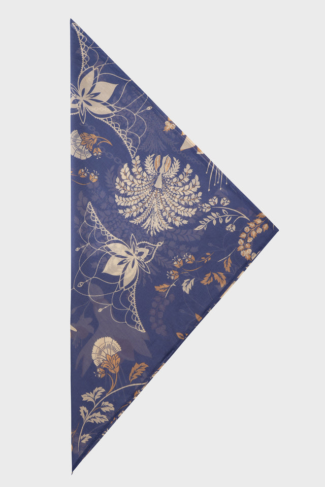 CUBAN SCARF BLUE