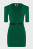 EARTH MINI DRESS GREEN