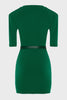 EARTH MINI DRESS GREEN