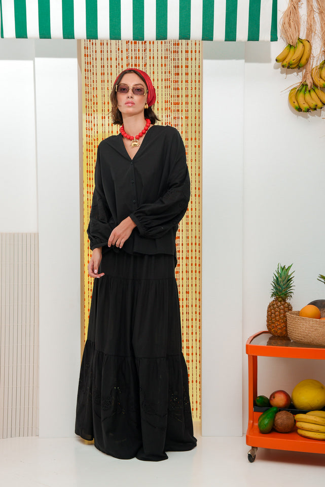 SOURSOP SKIRT BLACK