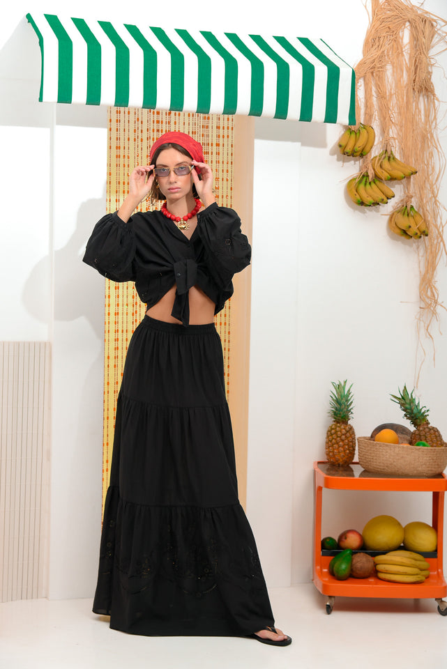 SOURSOP SKIRT BLACK