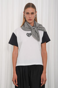 STONE HEART TEE |BLACK
