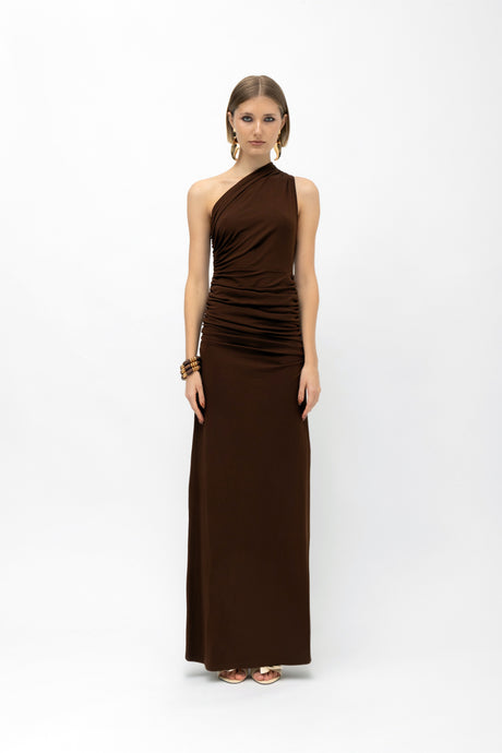 KHIARA BROWN DRESS