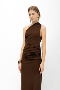 KHIARA BROWN DRESS
