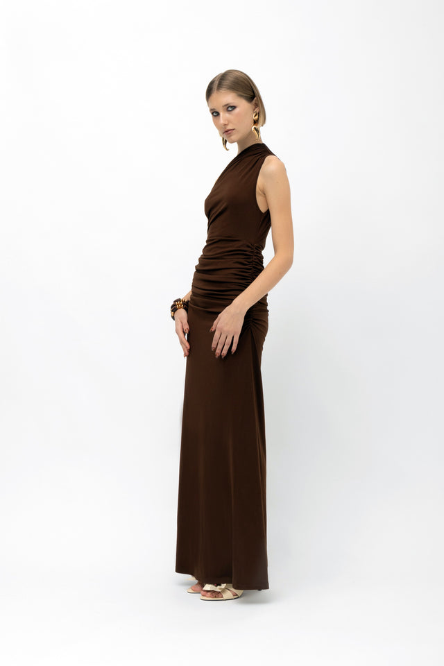 KHIARA BROWN DRESS