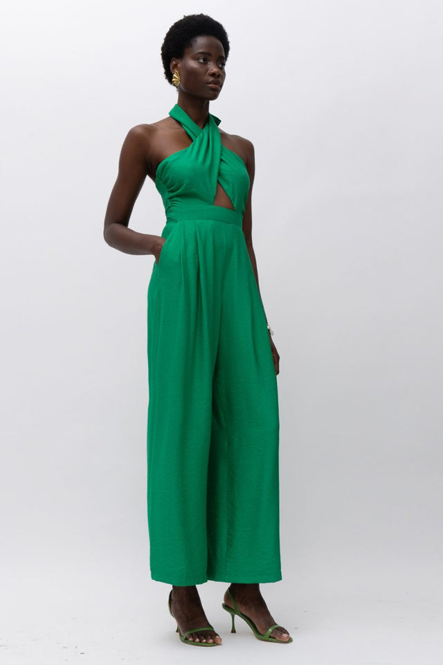 EMELY GREEN JUMPSUIT