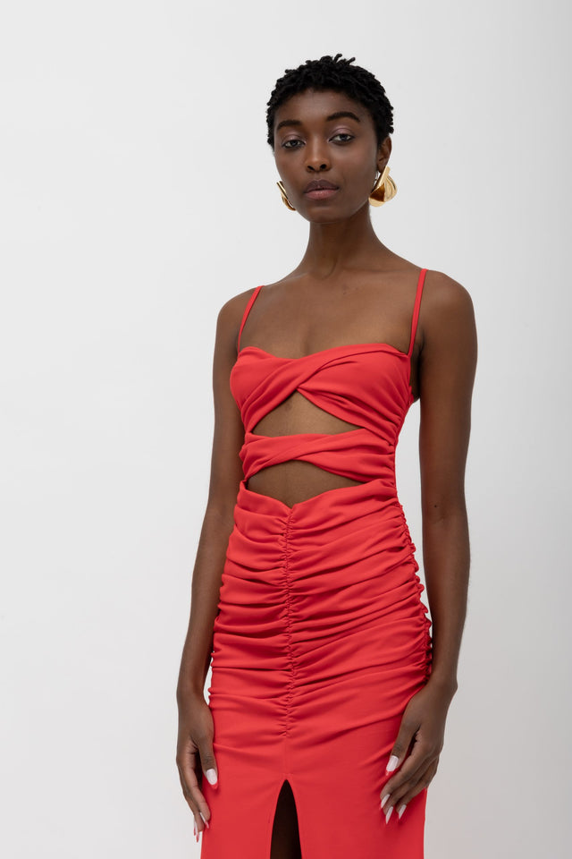 RAISHA RED DRESS