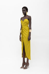 SAVANNA LIME DRESS