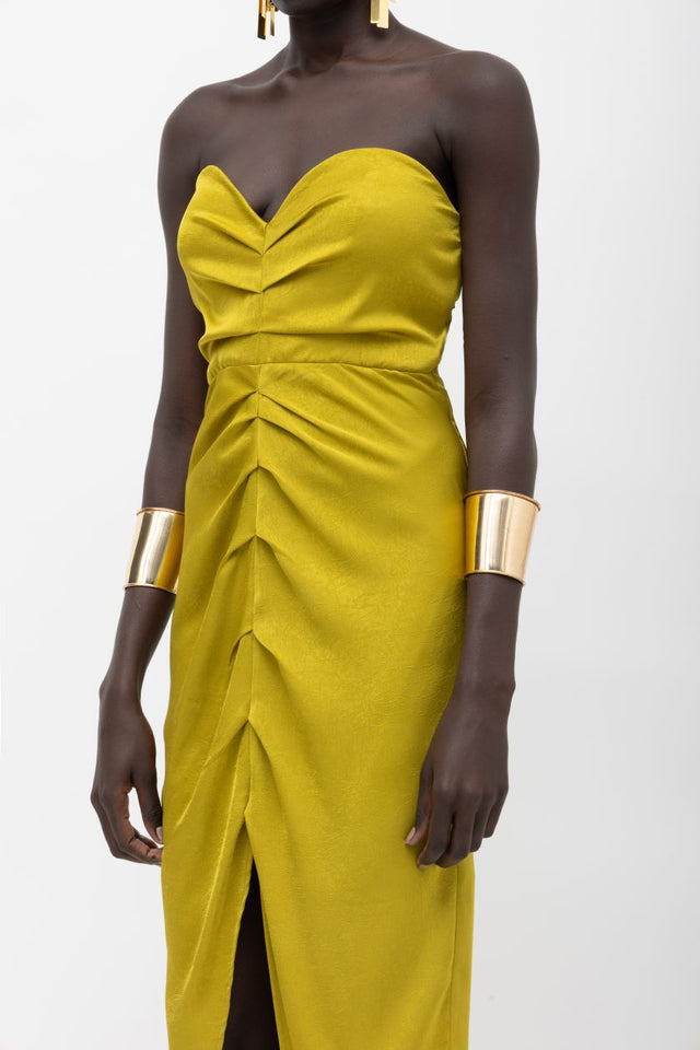 SAVANNA LIME DRESS
