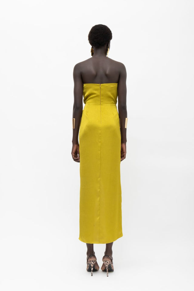 SAVANNA LIME DRESS
