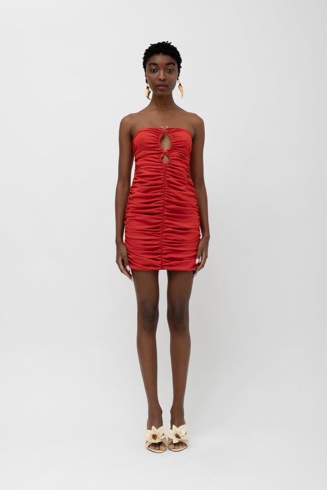 MAISHA RED DRESS