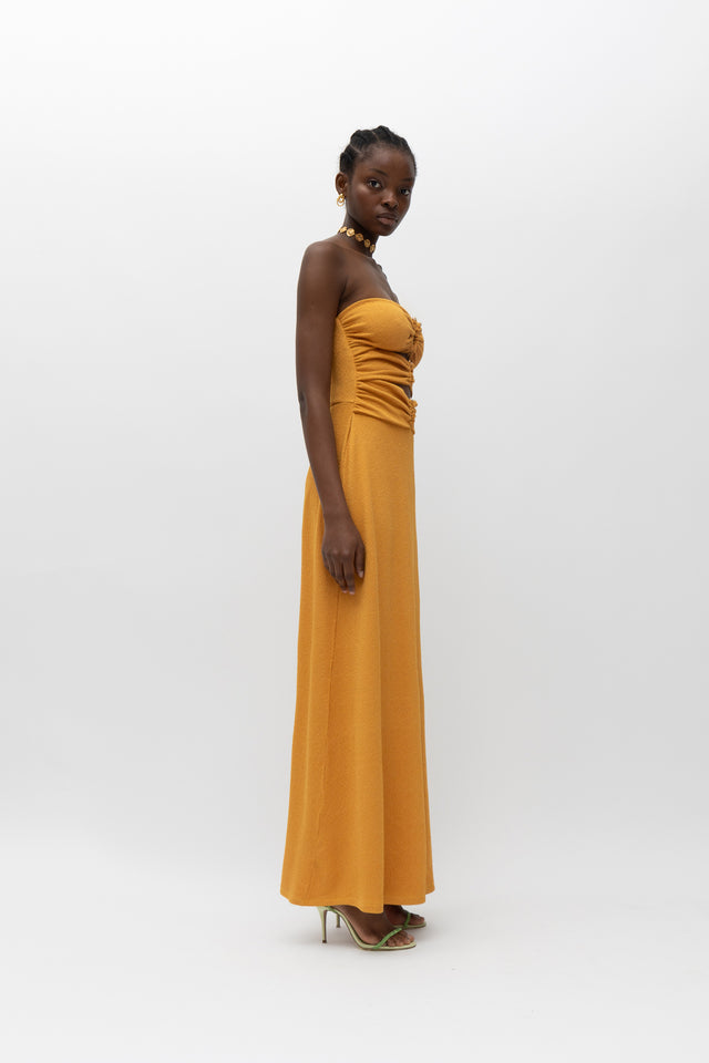 JACINTA MUSTARD DRESS