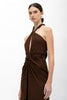 CANELA BROWN DRESS