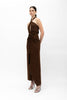 CANELA BROWN DRESS