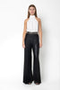 PLEATED TROUSERS BLACK