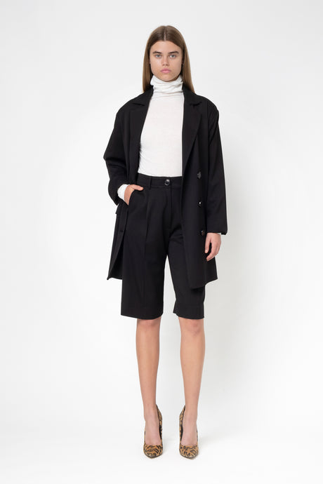 BACKSLIT BLAZER BLACK