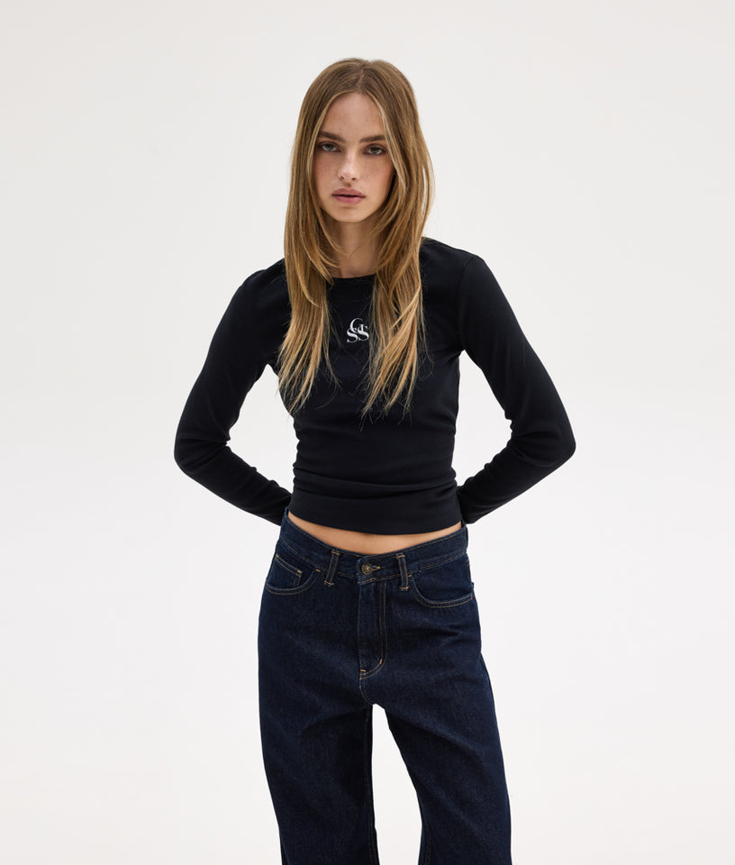 STEVIE SSG TOP BLACK