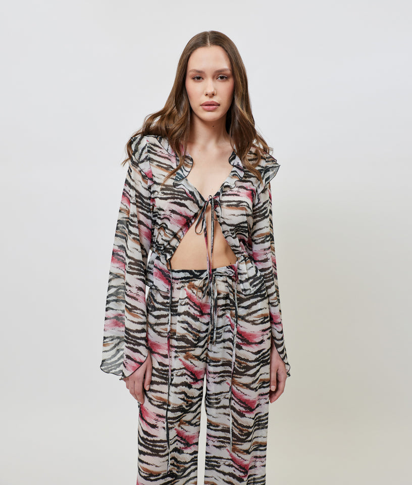 VALENTINA TOP ZEBRA