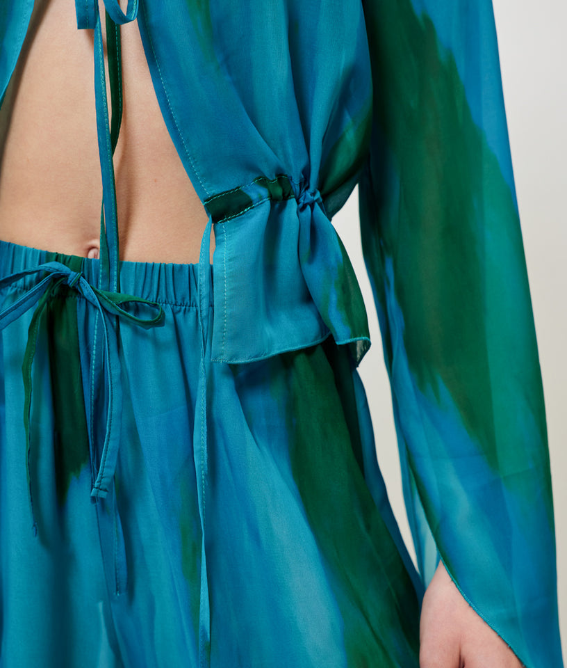 VALENTINA TOP AQUA GREEN