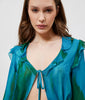 VALENTINA TOP AQUA GREEN