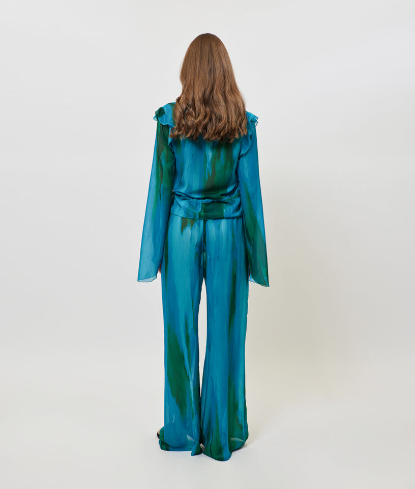 VALENTINA PANTS AQUA GREEN