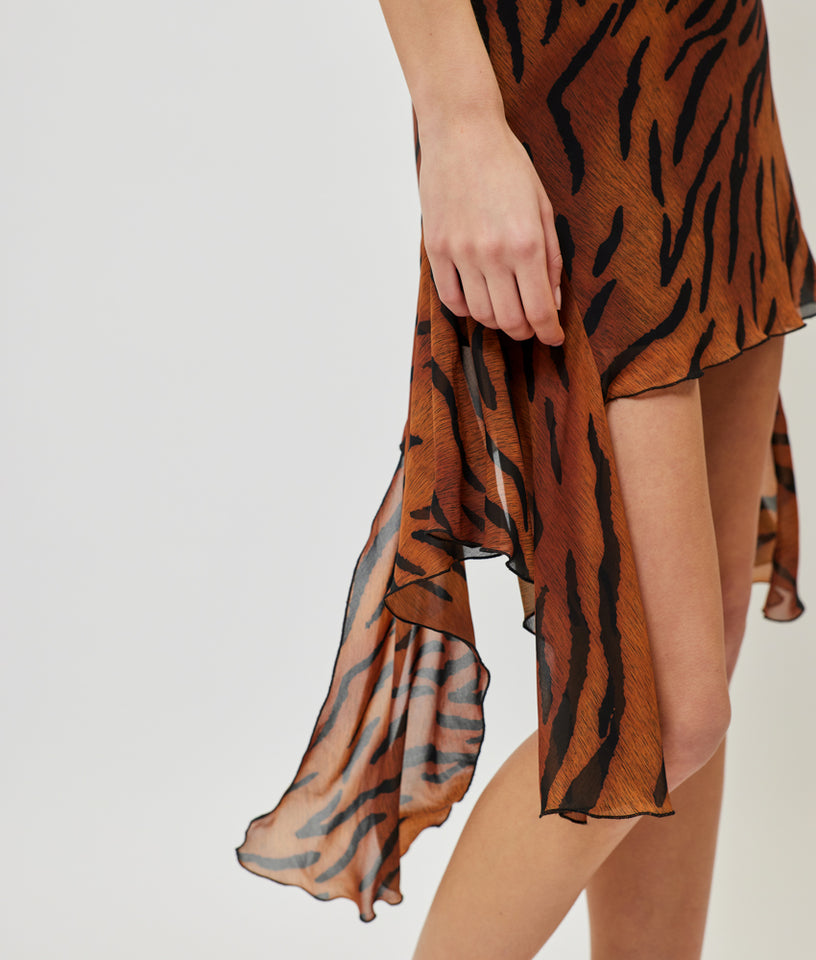 ANYA PRINTED DRESS ANIMAL