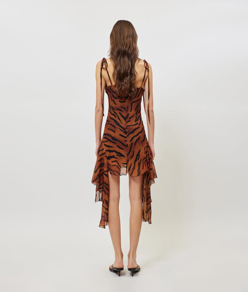 ANYA PRINTED DRESS ANIMAL