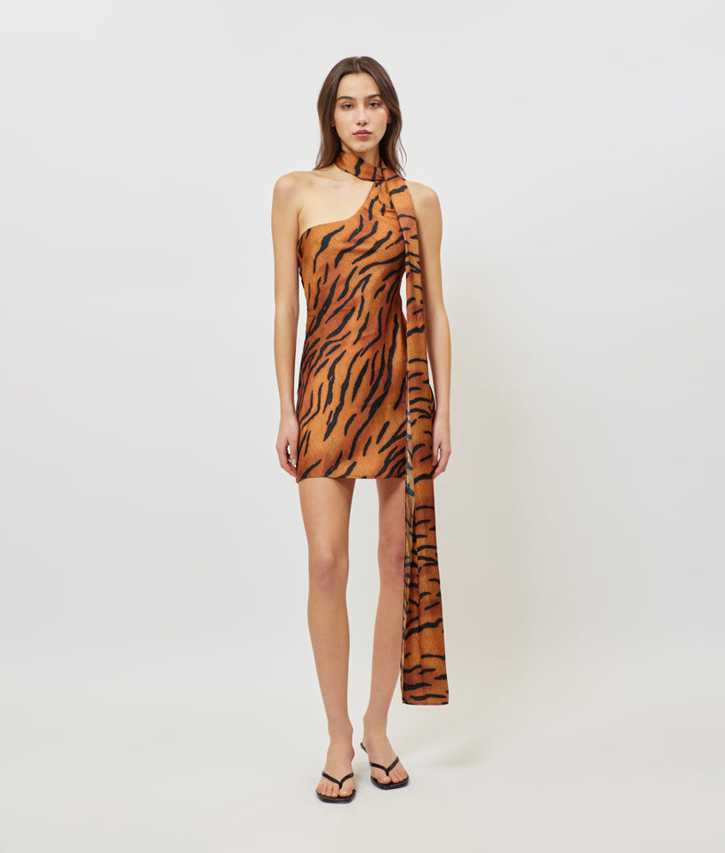 SERENA PRINTED DRESS ANIMAL