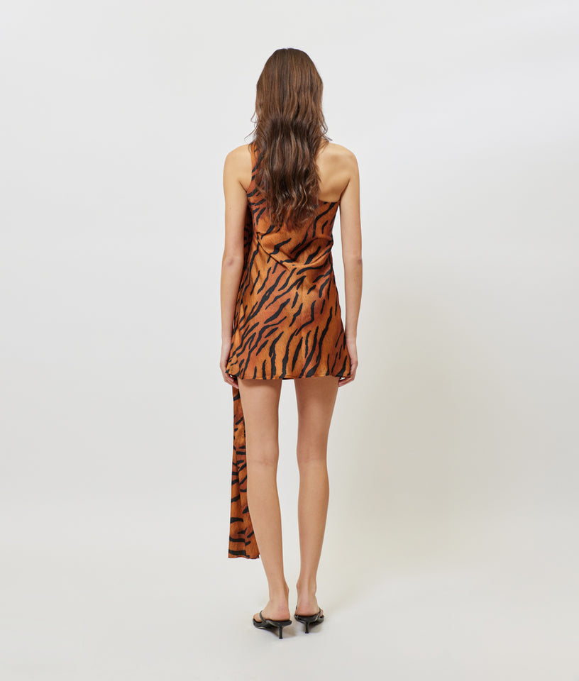 SERENA PRINTED DRESS ANIMAL