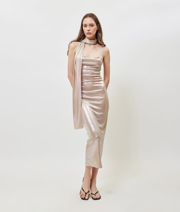 SYLVA DRESS NUDE
