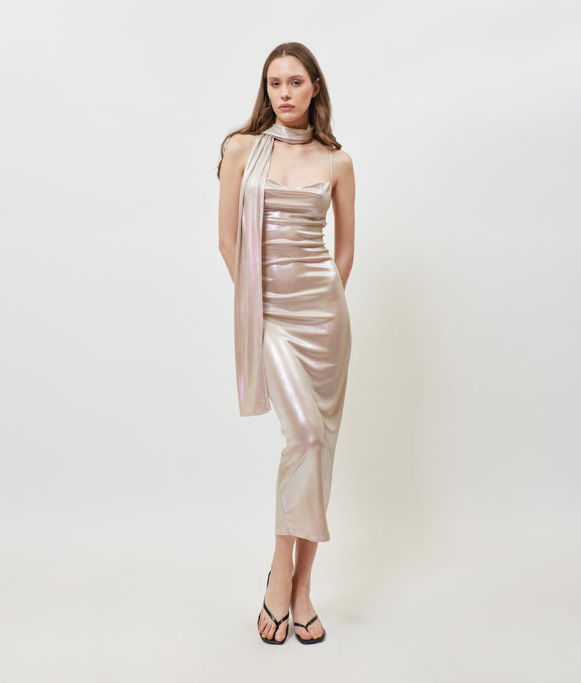 SYLVA DRESS NUDE