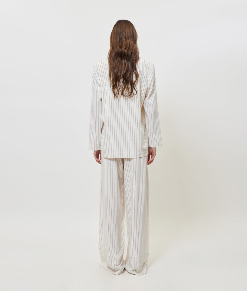 JOSEFINE PANTS OFF WHITE STRIPES