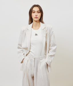 JOSEFINE BLAZER OFF WHITE STRIPES