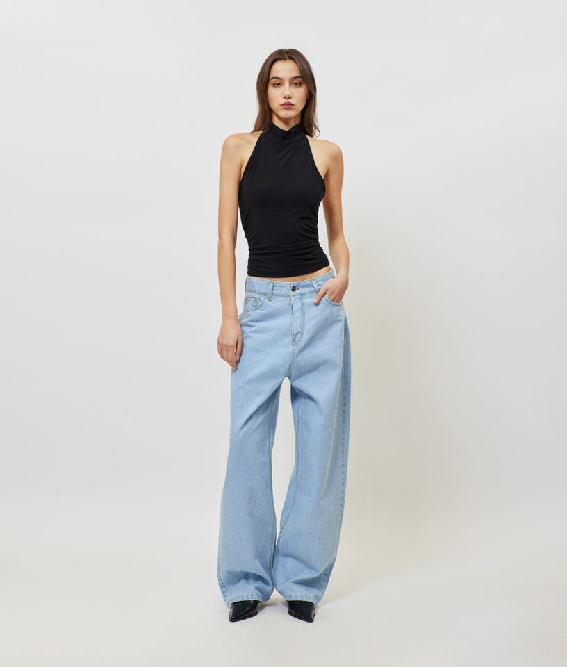 JULES TURTLENECK TOP BLACK