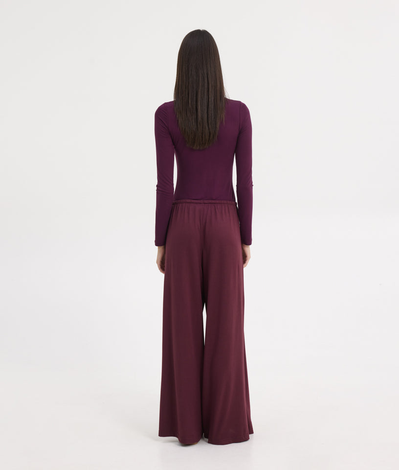 EMMA PANTS BORDEAUX