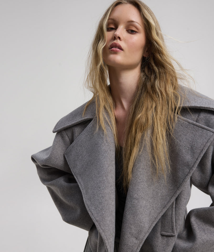 LESLY COAT GREY