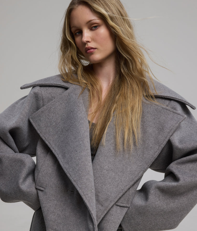 LESLY COAT GREY