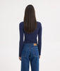 SARAH LONGSLEEVE TOP NAVY BLUE